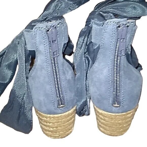 UGG Blue Espadrille Wedge Sandals - Picture 2 of 5